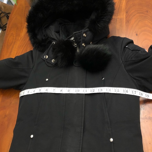 Moose Knuckles Original Stirling Parka Black Down Winter Coat Outerwear Jacket. - Picture 15 of 16
